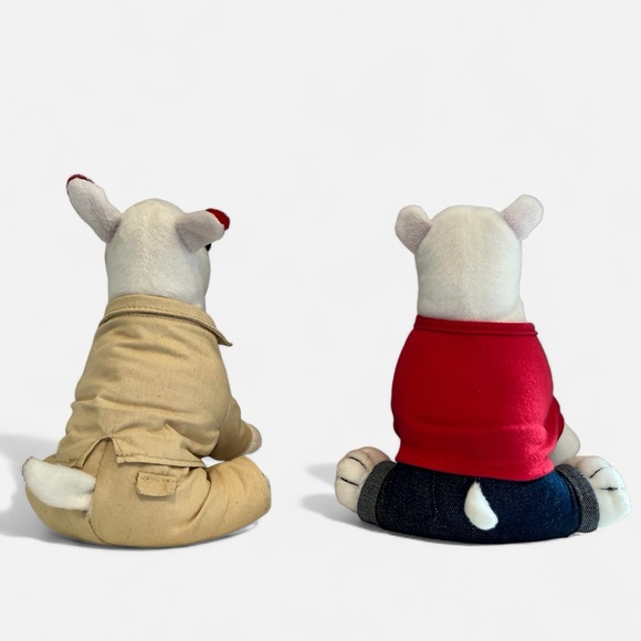 Target Bullseye dog jeans and red shirt 👖 and khaki safari set - Picture 3 of 3